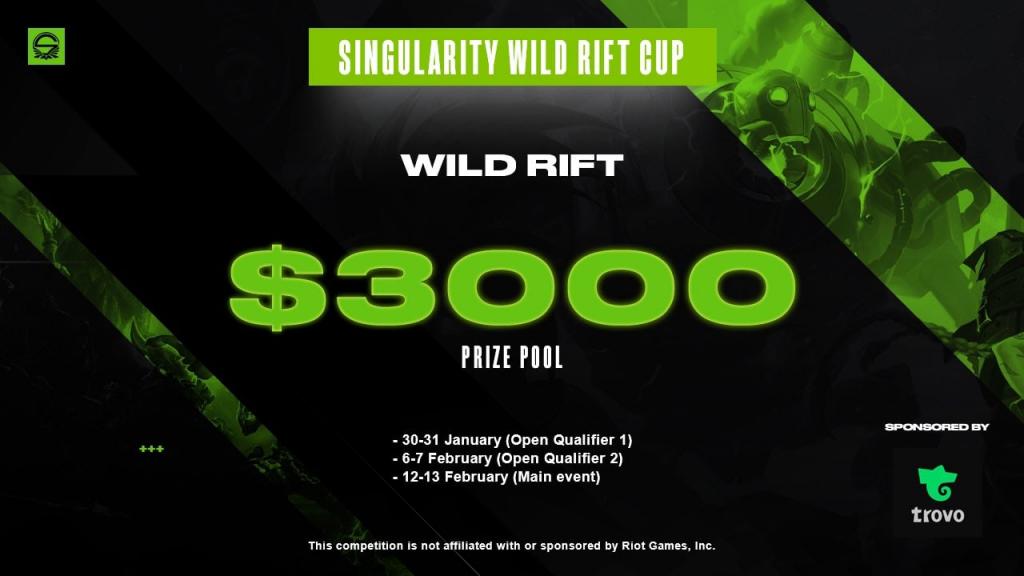 Игры будущего дота 2 призовые. Wild Rift турнир. Team Singularity. Киберспортивные связки Wild Rift. Wild Rift главное меню.